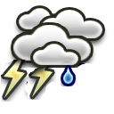 Rain, Thunder possible 