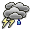 Rain, Thunder possible 